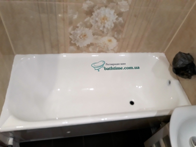 Відновлення емалі ванни акрилом пластол